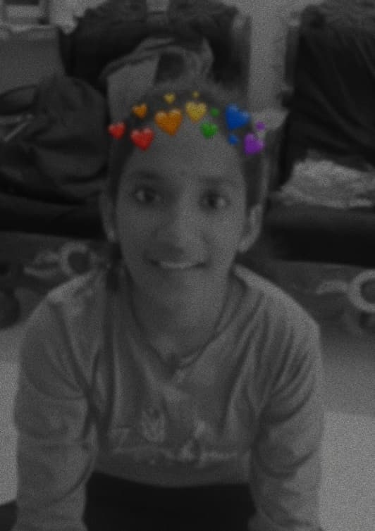 Spandana Reddy as a child